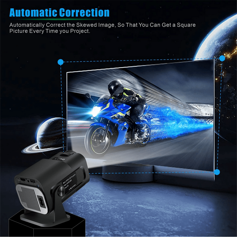 HY320 Mini Native 720P Android 11 Projector 200ANSI Wifi6 BT5.0