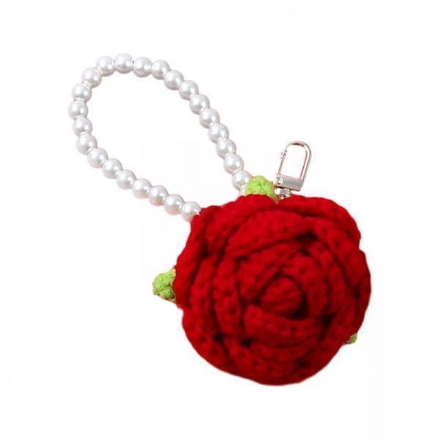 2 Llaveros Con Forma De Rosa, Regalo Para El Día De San Valentín, Llavero Decorativo Para Aniversario, Bolso, Color Rojo