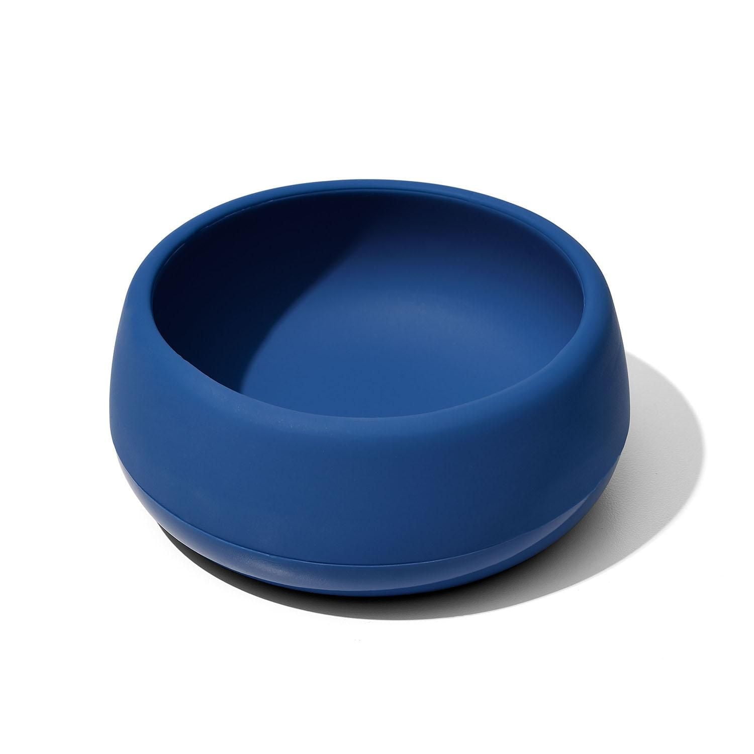 OXO Tot - Bol en Silicone - Silicone Alimentaire - Flexible - Parfait pour les Tout-Petits Apprenant à Se Nourrir - Sans BPA - Bleu Marine
