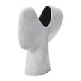 thumbnail image 5 of Bloomingville Y Shaped Terra-cotta Abstract Vase, Grey, 5 of 10