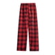 thumbnail image 4 of Ceisia Men's All-Season Brushed Warm Pants Gift - Casual Check Elastic Waist Drawstring Home Pocket Long Pants, 4 of 4
