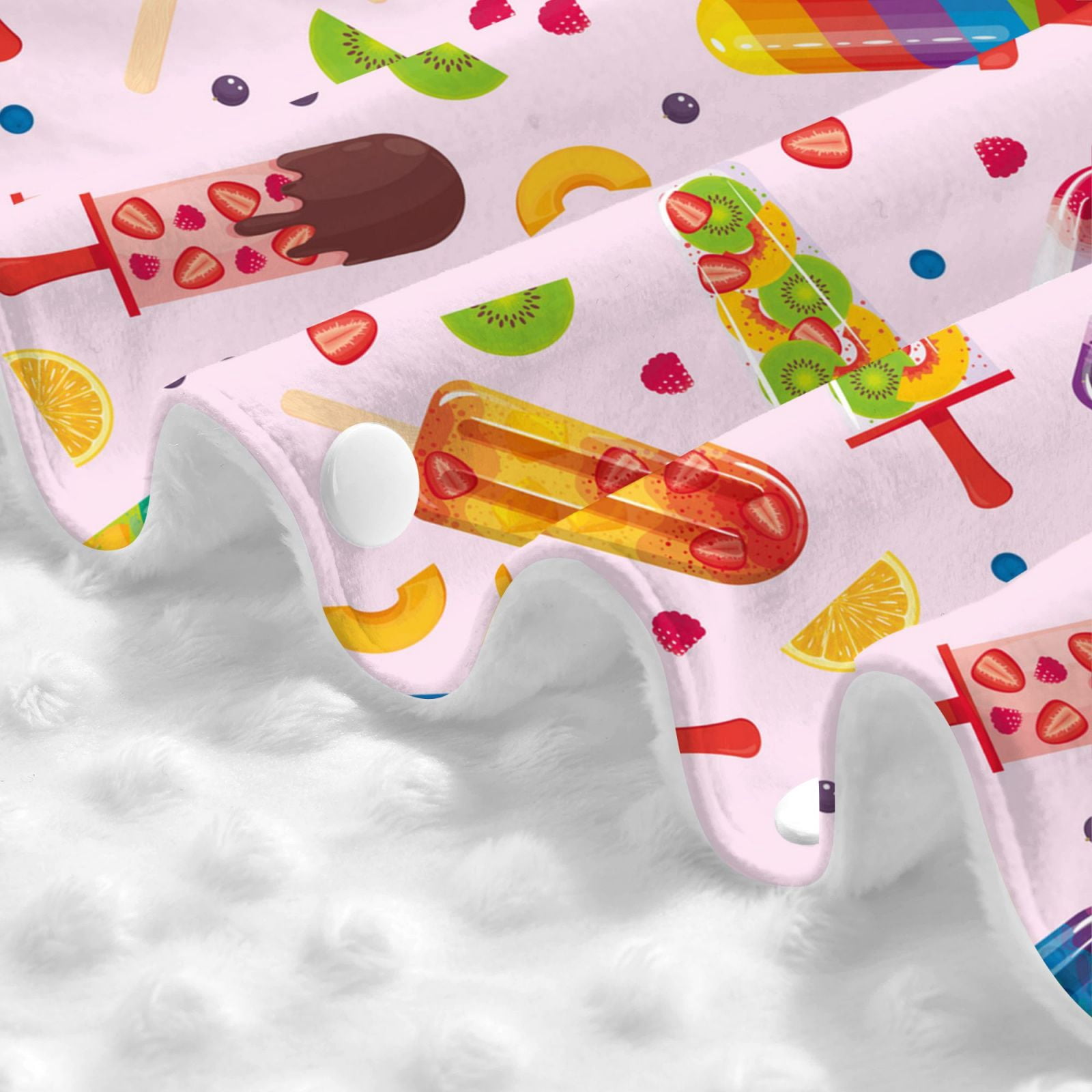 Car Seat Cover Baby - cartoon Popsicle Breathable Infant Car Seat Cover for Baby Carseat, Lightweight Comfort Baby Essentials Must Haves Newborn Stuff for Girl Boy