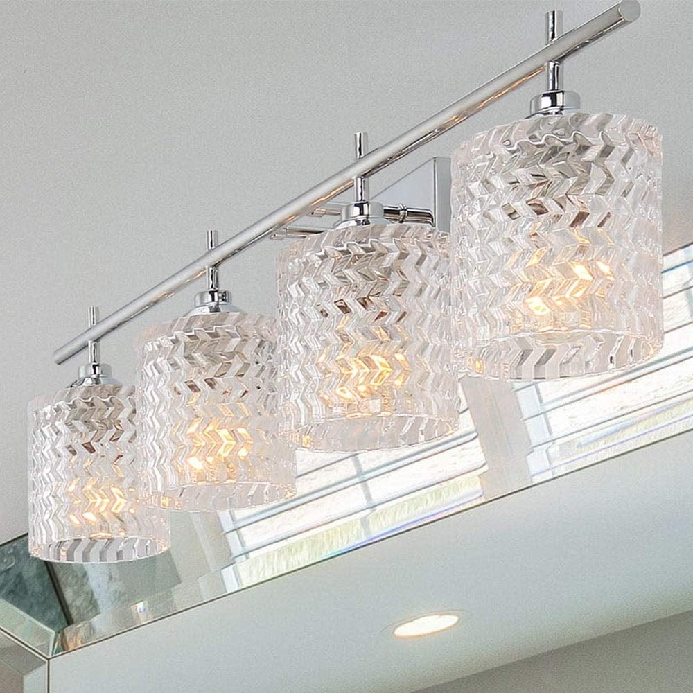 glass shades for bathroom light fixtures