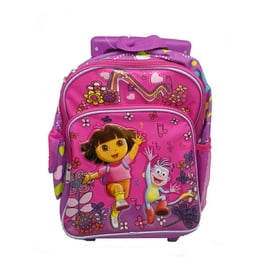 Dora The Explorer 12 Rolling Backpack Walmart