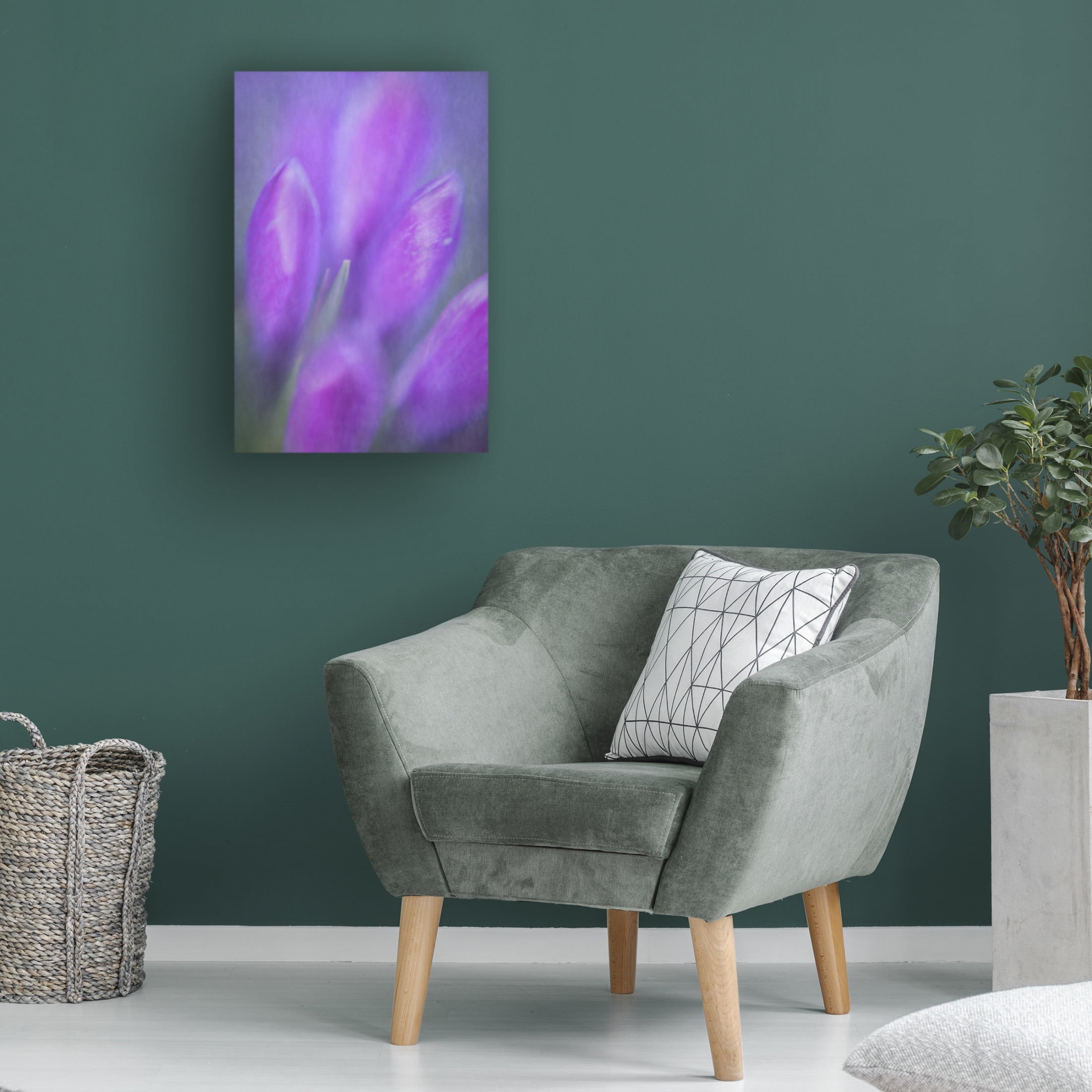 Canvas Wall Art - Ludwig Riml 'Crocouse Bouquet' Wall Art for Living Room, Bedroom, or Office Décor by Trademark Fine Art - 30 x 47 Inches