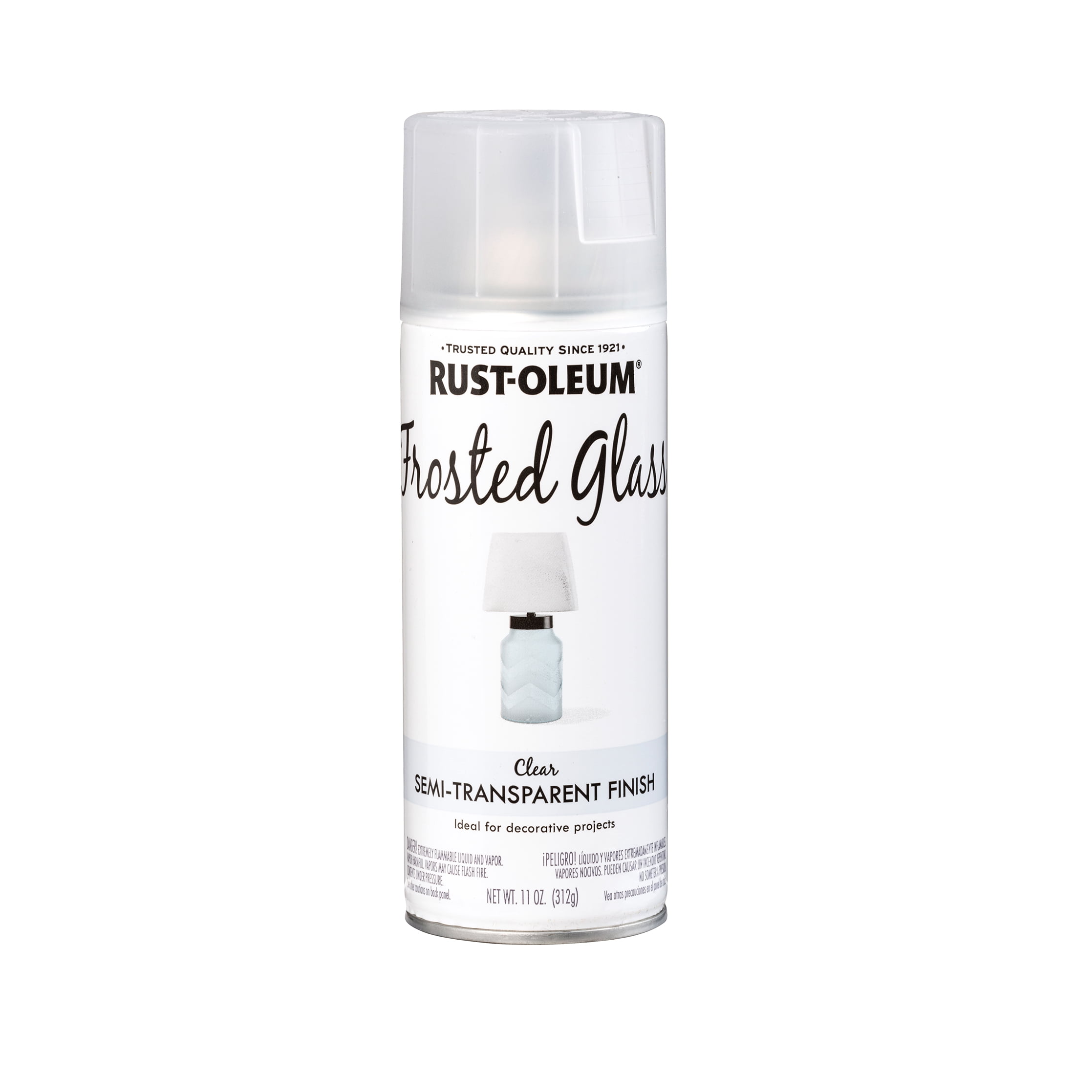 (6 pack) Frosted Glass, Rust-Oleum Spray Paint-342600, 11 oz
