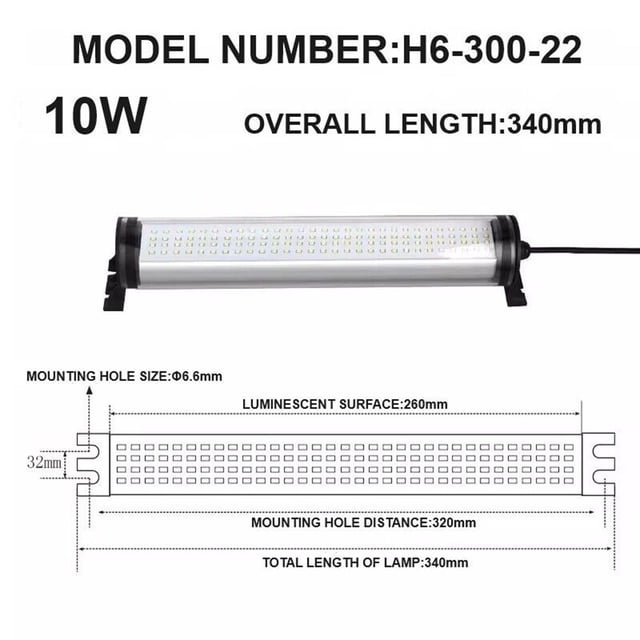 Outil de Machine à Fraiser CNC à LED, Lumière, Antidéflagrant, Étanche, Antihuile, Atelier