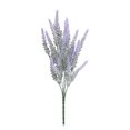 thumbnail image 1 of Decoración de boda, flores falsas, decoración de mesa de flores de plástico, accesorios para arreglos florales en macetas, simulación de flocado de 5 tenedores, lavanda y trigo, 1 of 6