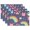 B728, variant on Ryvnso Placemats Set of 4 Rainbow Cat Paw Print Dining Mats Heat-Resistant Non-Slip Washable Table Mat