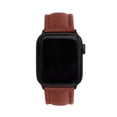 thumbnail image 6 of Bandini Band for Apple Watch Leather Band 45mm 44mm 42mm 41mm 40mm 38mm 49mm & Ultra for Men, Classic iWatch Band for Apple Watch Series 7 9 8 6 5 4 3 2 SE, Tan Buffalo / Black, 6 of 8