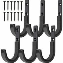 Cocobaby 6pcs Steel Gun Rack Storage Rifles Shotgun Hooks Wall Mount Hangers Archery Bow