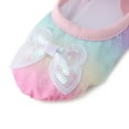 thumbnail image 5 of Cathalem Shoes Girls Big Kid Female Girls Shoes 12 Dance Shoes Dancing Ballet Performance Indoor Colorful Bow Yoga Practice Shoes Girl Shoes Size 13 Pink 1.5, 5 of 7