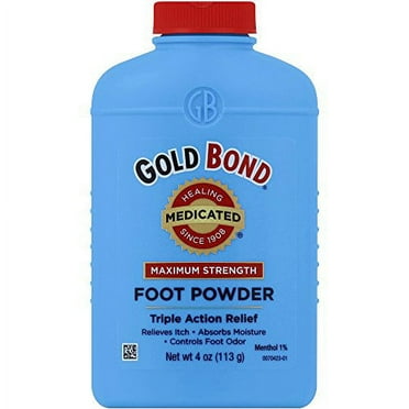 Gold Bond Foot Powder Medicated 4oz (3 Pack)