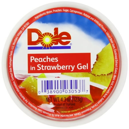 Dole Dole  Fruit-n-Gel Bowls, 4.3 oz