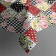thumbnail image 4 of Pioneer Flower Floral Print Pattern Rectangle Tablecloth 60"x120", Waterproof Polyester Table Cloth, Wipeable Spillproof for Dining Camping Indoor Outdoor, 4 of 6
