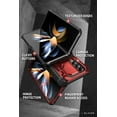 thumbnail image 6 of i-Blason Armorbox Series Case for Samsung Galaxy Z Fold 4 Case 5G (2022), Slim Stylish Protective Bumper Case with Built-in Screen Protector Ruddy, 6 of 9