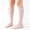Pink, variant on Girls School Uniform Knee High Socks, Ribbed Solid Blue with Bow, for Kids & Big Kids,Size 5-6T