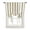 Khaki, variant on Sage Green Stripes Tie Up Curtains for Kitchen Bathroom Bedroom Windows 45 Inch Length, Farmhouse White Simple Vertical Striped Balloon Drape Curtains Shade Rod Pocket Drapery Curtain Panel, 34"x45"