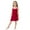 kids sleepwear - Wine, variant on REDARER Girls Satin Cami Nightgown Lightweight Silky Feel Sleeveless Mid Length Summer Sleep Dress,9-10 Years