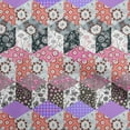 thumbnail image 1 of oneOone Cotton Jersey Purple Fabric Floral Sewing Craft Projects Fabric Prints By Yard 58 Inch Wide, 1 of 4