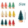 thumbnail image 3 of Miniárboles de Navidad artificiales Cholung, 48 unidades con adornos, 3 of 7