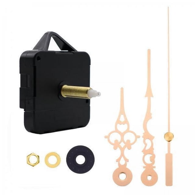 Movimiento de reloj de pared,Mecanismo de movimiento de reloj de pared de ,piezas de reparación,Reemplazo de reloj colgante con pilas Kit de motor