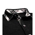 thumbnail image 6 of FYDUU Mens Polo Golf Shirts Men's Shirt Long Sleeve Classic Polo Shirts Casual Button Tee Collared Work Pullover Shirts With Pockets Classic Golf Shirts, 6 of 6