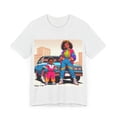thumbnail image 3 of Baby Driver Retro Women's Relaxed Fit Short-Sleeve Crewneck T Shirt, 3 of 4