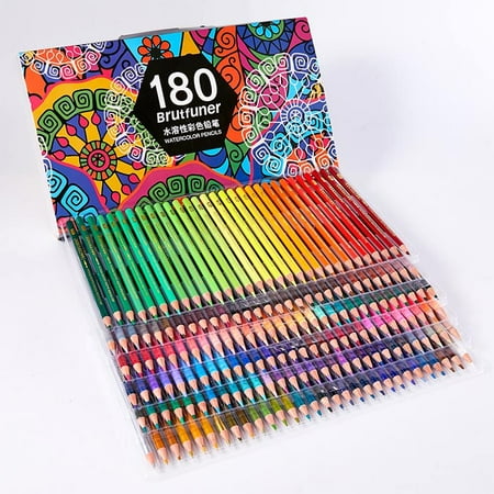 180 Colored Pencils,Soft Core Coloring Pencils Set with 4 Sharpeners ...