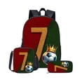 thumbnail image 4 of 3PC Soccer Backpack, School Bookbag with Lunch Box, School Bag for Teenagers Middle, 4 of 7