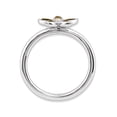 thumbnail image 3 of Citrine Flower Bague 1/3 carat (CTW) en argent sterling, 3 of 5