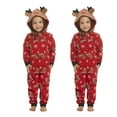 thumbnail image 1 of Family Matching Pajamas Christmas Parent-child Zipper Jumpsuit, 1 of 3