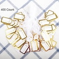 thumbnail image 4 of 400 Pcs Paper Jewelry Price Tags with Hanging String Marking Tags Clothing Display Labels Blank Labeling Tags 25mmx13mm, 4 of 5