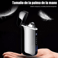 thumbnail image 2 of Encendedor metal Usb recargable inducción táctil, negro, 2 of 5