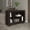 Black, variant on 6-Shelf Black Wengue Cart | Multi-Functional for Home, Convenient Movement