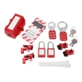 thumbnail image 4 of Circuit Breaker Lockouts, Solid Brass Cylinder Thermoplastic  Electrical Lockout Tagout Kit Universal  For Industrial, 4 of 8