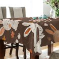 thumbnail image 3 of YAZAOO Square Tablecloth Lucky Rabbit Pattern Tableclothes, 3 of 9