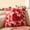 D, variant on Valentine's Day Love Pillow Soft Plush Decorative Throw Cushion, Romantic Home Gift for Couples Red