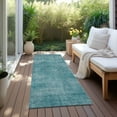 thumbnail image 6 of Addison Rugs Chantille Indoor/Outdoor Transitional Abstract Teal Washable Runner Rug, 2'3" x 7'6", 6 of 6