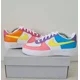 thumbnail image 3 of Air Force 1 Custom White Shoes Bright Multicolor Summer Pink Blue Yellow Purple, 3 of 6