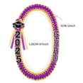 thumbnail image 3 of Graduation Leis, Grad Handmade Ribbon Lei Double Braided Ribbon Necklace with Grad Letters, 47.2 Inch, Graduation Party Decorations, 3 of 9