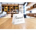 thumbnail image 5 of 20 Pack Rustic Reserved Table Sign With Name Line - Reserved Signs For Wedding - White Reserved Signs - Wedding, 5 of 5
