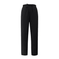 thumbnail image 1 of Pantalones cortos de lino de cintura alta y pierna ancha para mujer: pantalones boho palazzo informales para la playa, poliéster, cintura elástica, tallas S-XXXXXL., 1 of 3