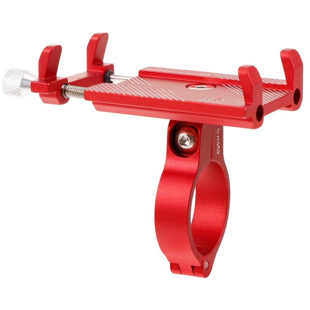 IDEANATEGRATE Montura Para Teléfono En Resistente A Intemperie Con Marco Ajustable Y Color Rojo