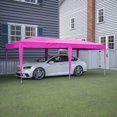 thumbnail image 4 of 10'x20' Sturdy Pop Up Canopy with 6 Removable Sidewalls & Carry Bag, High Density Oxford Outdoor Shade Canopy with 6pcs Weight Bag, Instant Portable Party Folding Tent, Pink, 4 of 9