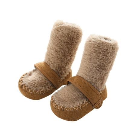 

JDEFEG Babies First Shoes for Walking Boys Girls Baby Socks Shoes Toddler Shoes Floor Socks Shoes Outwear Solid Colours Girls Rubber Shoes Cotton Blend A L