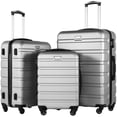thumbnail image 1 of Juego de 3 piezas, ruleta giratoria para maletas, de plástico ABS, de Luggage Coolife, 1 of 7