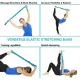 thumbnail image 3 of （Blue）Yoga Strap, Stretching Strap, Loop For Flexibility, Multi-loop Stretch, 3 of 5