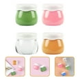 thumbnail image 6 of WESIEVYA 8Pcs Small Sample Jars For Women Daily Use Tight Seal Pink Round, 6 of 8
