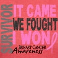 thumbnail image 3 of CafePress - Breast Cancer Survivor 2 T Shirt - Womens Tri-blend T-Shirt, 3 of 4